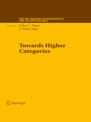 cover image of Towards Higher Categories